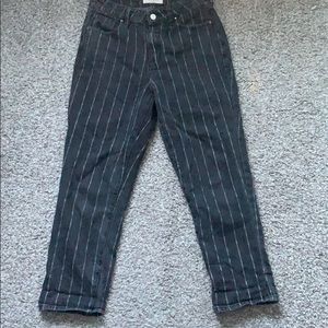 Pacsun Salem stripe mom jeans